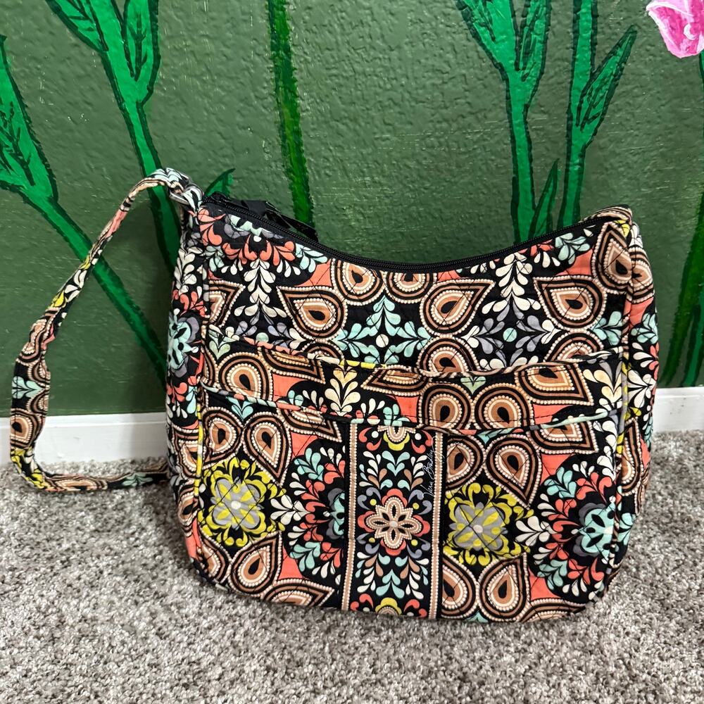 Beautiful bohemian Y2K Vera Bradley shoulder‎ bag pretty summer colorful - Picture 3 of 7